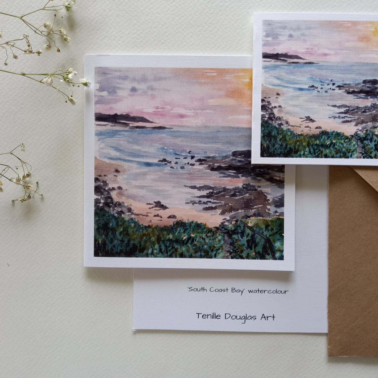 Card | 'coastal bay'